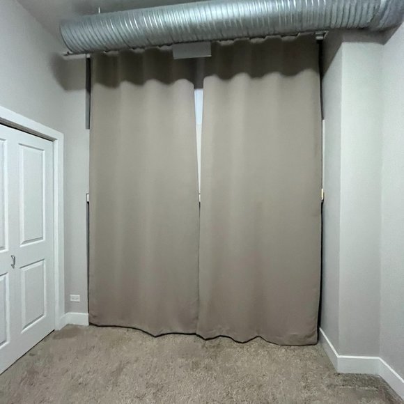 Other - Set Of 2 Sun Zero Room Darkening Grommet Curtain Panels - 54"W x 120"L - EUC